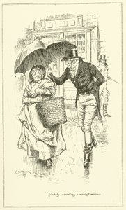 Illustration for The Essays of Elia by Charles Lamb by Charles Edmund Brock