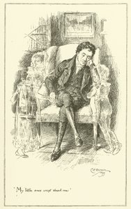 Illustration for The Essays of Elia by Charles Lamb by Charles Edmund Brock
