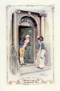 Making Her One of His Most Graceful Bows by Charles Edmund Brock