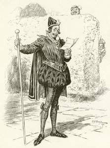 Malvolio by Charles Edmund Brock