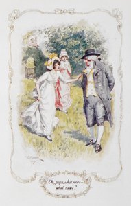 "Oh papa, what news - what news?", illustration to 