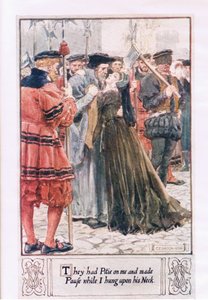 They had pity on me and made pause while I hung upon his neck by Charles Edmund Brock