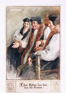 Three Bishops Have Been Here This Forenoon by Charles Edmund Brock
