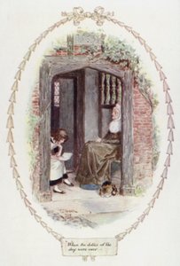 When the duties of the day were over by Charles Edmund Brock