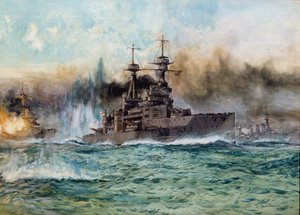 H.M.S Vanguard at The Battle of Jutland, 1924