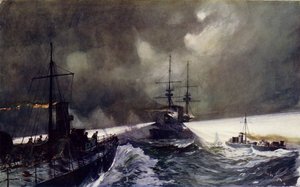 Torpedo Boats in Action at the Naval Manoeuvres