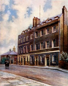 No 10 Downing Street, Whitehall by Charles Edwin Flower