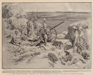 A View from Coleskop, Waiting for the Howitzers to Shell the Kopjes Around Colesberg