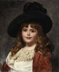 Laura at Seven, 1887 by Charles Emile Auguste Carolus Duran