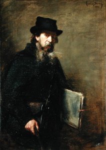 The Old Lithographer by Charles Emile Auguste Carolus Duran