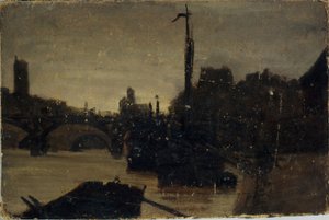 The Pont des Arts, ca. 1870 by Charles Emile Cuisin