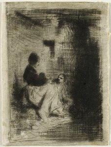 A Woman and Her Child