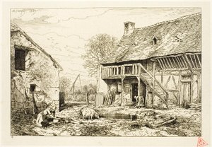Courtyard of a Peasant Dwelling