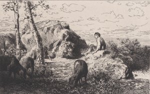 The Prodigal Son, ca. 1868 by Charles Emile Jacque