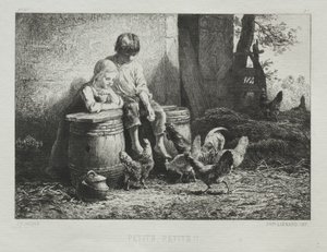 Petite, Petite by Charles Emile Jacque