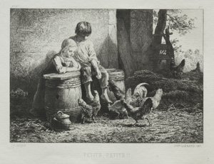 Petite, Petite by Charles Emile Jacque
