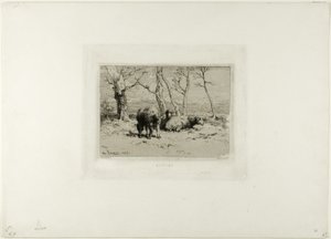 Sheep by Charles Emile Jacque
