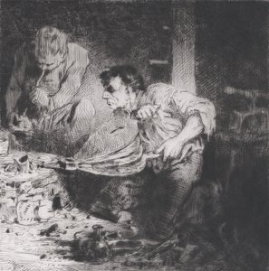 The Counterfeiters by Charles Emile Jacque