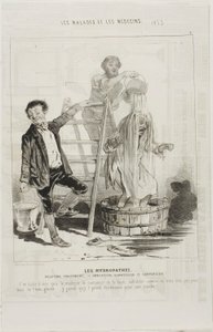 The Hydropaths: Second Treatment (plate 2) by Charles Emile Jacque