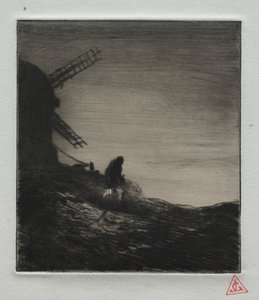 The Mill by Charles Emile Jacque