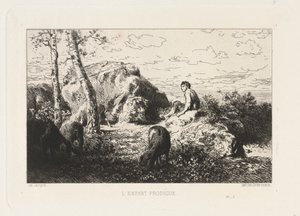 The Prodigal Son by Charles Emile Jacque