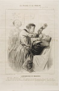 The Tooth Puller (plate 15) by Charles Emile Jacque