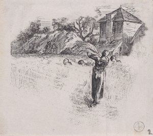 Woman Carrying Sheaf
