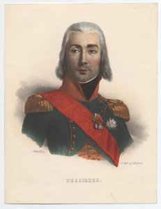Portrait of Jean-Baptiste Bessières 1768-1813, Marshal of France, 1835 by Charles Emile Mauraisse