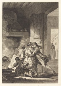 One Never Thinks of Everything by Charles Emmanuel Patas after Jean Honoré Fragonard