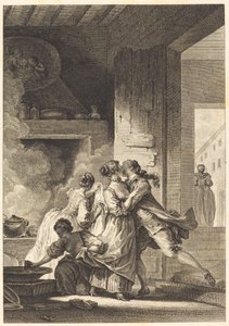 One Never Thinks of Everything by Charles Emmanuel Patas after Jean Honoré Fragonard