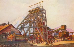 Headgear of a Johannesburg Gold Mine by Charles Ernest Peers