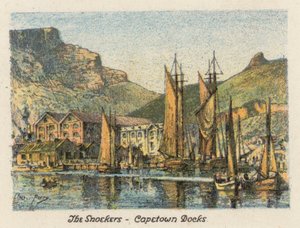 South Africa: The Snoekers, Capetown Docks by Charles Ernest Peers