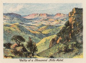 South Africa: Valley of a Thousand Hills, Natal by Charles Ernest Peers