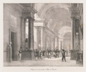 Entering Berlin, early 19th century by Charles Etienne Pierre Motte