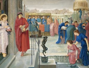 Saint Theophilus and the Angel. Legend of the Martyrdom of Saint Dorothea