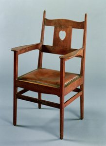 Dining Chair with Arms and Drop-in Seat, c.1902