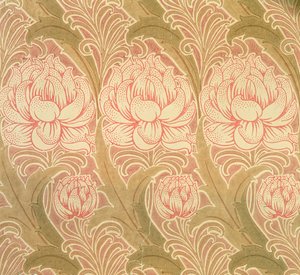 Wallpaper Designed by Voysey, Victorian by Charles Francis Annesley Voysey