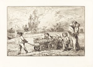 Boarding the Bottin by Charles Francois Daubigny