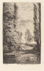Ferry by Charles Francois Daubigny