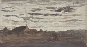 Moonlight by Charles Francois Daubigny