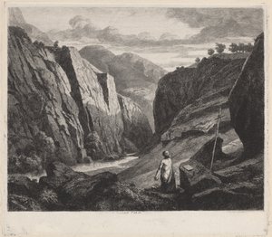 Saint Jerome by Charles Francois Daubigny