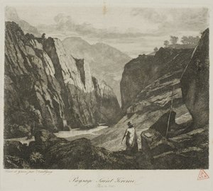 Saint Jerome by Charles Francois Daubigny
