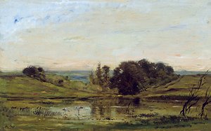 Solitude by Charles Francois Daubigny
