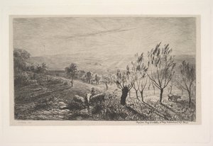 Sunrise by Charles Francois Daubigny