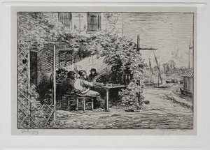 The Boat Trip: The Lunch before Going Aboard at Asnières