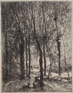 The Goatherd Girl by Charles Francois Daubigny