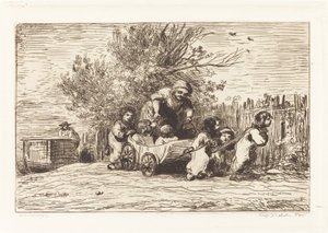 The Heritage of the Carriage by Charles Francois Daubigny