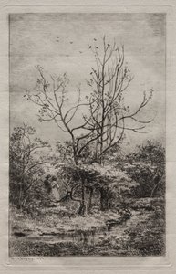 The Orchard by Charles Francois Daubigny