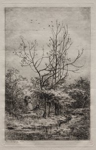 The Orchard by Charles Francois Daubigny