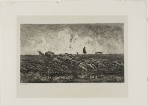 The Shower by Charles Francois Daubigny